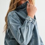 The Aura Cropped Denim Jacket
