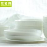Pure White Bone China Tableware, Bone China Bowls And Plates, Household Bone China Rice Bowls, Noodle Bowls, Soup Dishes, Basins, Soup Pots, Tangshan - Image 4
