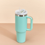 40oz Insulated Stainless Steel Tumbler Cup Mug with Handle Water Bottle Stainless Flask