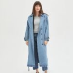 Ryland Trench Coat - Indigo Rinse