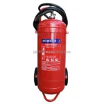 JIAYI Portable 50kg Durable Dry Powder Fire Extinguisher Cart Mild Steel Construction 5 Year Warranty Red