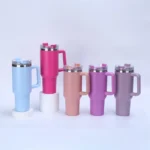 40oz Stainless Steel Vacuum Insulated Tumbler with Lid and Straw Double Wall Insulated Tumbler for Water, Iced Tea or Coffee - Image 5