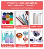 40oz Custom Insulated Travel Mug Double Wall Stainless Steel Tumbler Cups Wholesale Bulk With Handle Straw Lid - Image 6