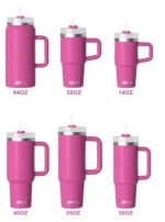40oz Custom Insulated Travel Mug Double Wall Stainless Steel Tumbler Cups Wholesale Bulk With Handle Straw Lid - Image 5