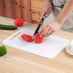 Heavy Duty Non Slip Cutting Board Food Safe Plastic Chopping Board for Kitchen Use - Image 2