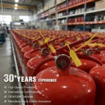 Jiayi JY-MFZL-1 High Standard Carbon Steel Portable 1.8kg Red DCP Dry Powder Class C Fire Extinguisher for Liquid Fires - Image 3