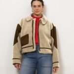 Vanessa Shearling Bomber Jacket - Ivory