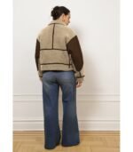 Vanessa Shearling Bomber Jacket - Ivory - Image 2