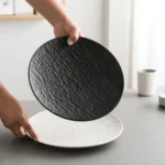 White Round Melamine Plates Food Grade Thickened Unbreakable Dinner Dishes for Restaurant Home Catering - Image 13