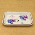 White Round Melamine Plates Food Grade Thickened Unbreakable Dinner Dishes for Restaurant Home Catering - Image 14