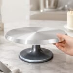 Factory Direct Sales Cross-Border 12-Inch Aluminum Alloy Cake Turntable Cake Decorating Table Household Baking Tools Diy Wiper - Image 7