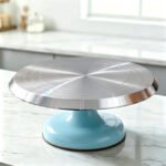 Factory Direct Sales Cross-Border 12-Inch Aluminum Alloy Cake Turntable Cake Decorating Table Household Baking Tools Diy Wiper - Image 10