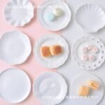 European Floating Plate Ceramic Tableware Home Cake Plate Dessert Decoration Photo Snack Small Plate Disc