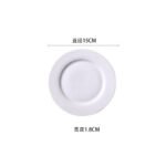 European Floating Plate Ceramic Tableware Home Cake Plate Dessert Decoration Photo Snack Small Plate Disc - Image 22