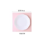 European Floating Plate Ceramic Tableware Home Cake Plate Dessert Decoration Photo Snack Small Plate Disc - Image 9