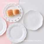 European Floating Plate Ceramic Tableware Home Cake Plate Dessert Decoration Photo Snack Small Plate Disc - Image 2