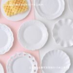 European Floating Plate Ceramic Tableware Home Cake Plate Dessert Decoration Photo Snack Small Plate Disc - Image 4