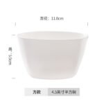 Pure White Bone China Tableware, Bone China Bowls And Plates, Household Bone China Rice Bowls, Noodle Bowls, Soup Dishes, Basins, Soup Pots, Tangshan - Image 8